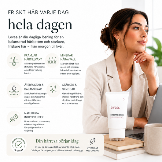 Levea™ – Serum för hårbotten och hårväxt