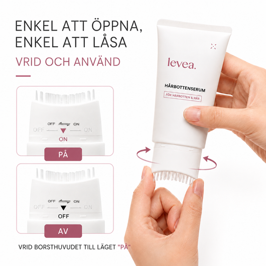 Levea™ – Serum för hårbotten och hårväxt